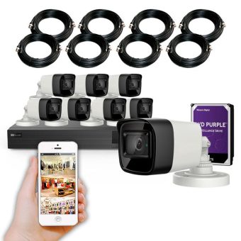 kit 8 camaras de vigilancia