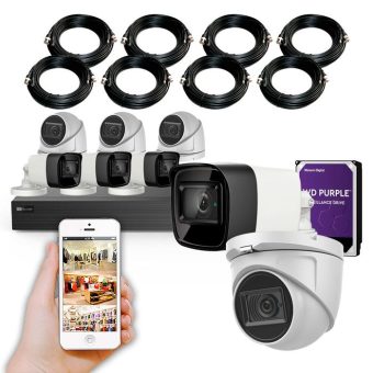 kit de camaras de vigilancia con grabador