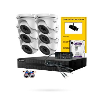 kit 6 cámaras de seguridad
