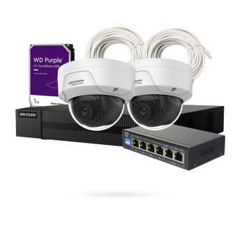 kit 2 camaras de seguridad