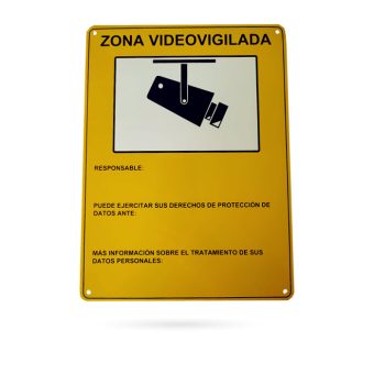 cartel videovigilancia